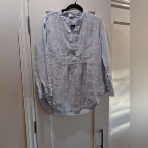 Poetry Linen Smocked top ,M